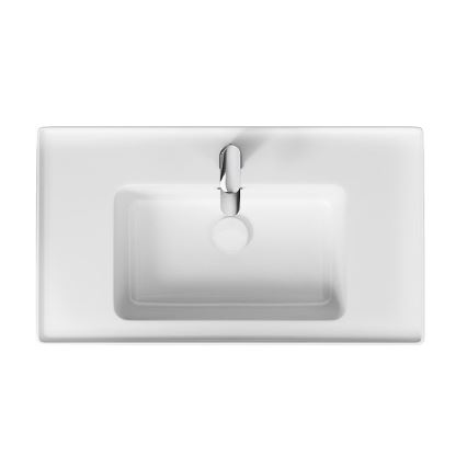 Cersanit K114-017 - CREA countertop/wall-hung washbasin 44.5 x 80.5 cm ceramic/glossy white