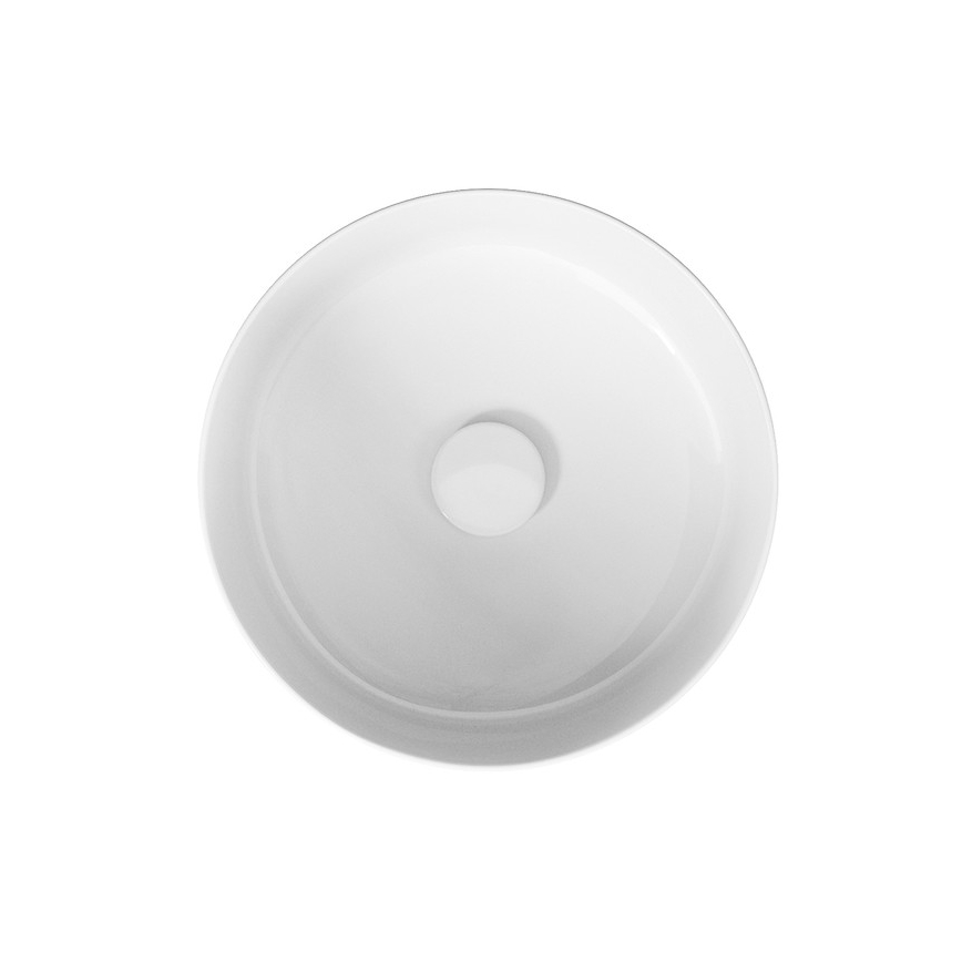 Cersanit K114-020 - Countertop basin CREA d. 38 cm ceramics/shiny white