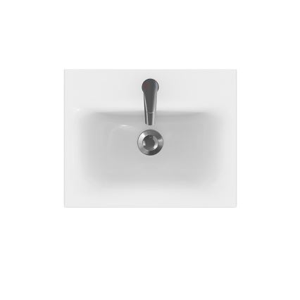 Cersanit K116-009 - MODUO Recessed Washbasin 40x50 cm ceramic/glossy white