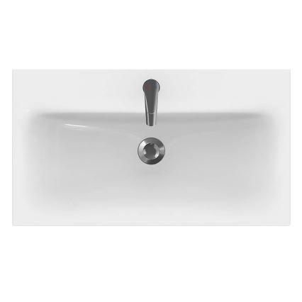 Cersanit K116-013 - Inset basin MODUO 45x80 cm ceramics/shiny white