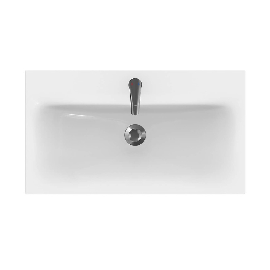 Cersanit K116-013 - Inset basin MODUO 45x80 cm ceramics/shiny white