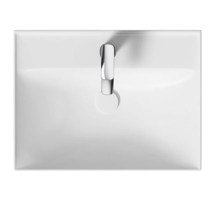 Cersanit K120-009 - LARGA Inset Washbasin 45.5x60.5 cm Ceramic / Glossy White