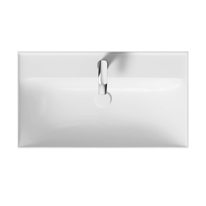 Cersanit K120-010 - Recessed washbasin LARGA 46x80,5 cm ceramic/glossy white