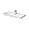 Cersanit K120-011 - Inset washbasin LARGA 46x100 cm ceramic/glossy white