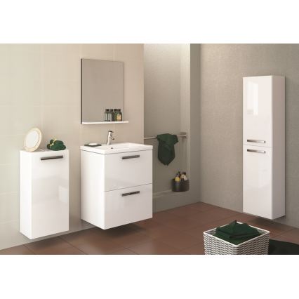 Cersanit K32-003-BOX - COMO 45x60 cm Countertop/Wall-Mounted Basin, Ceramic, Glossy White
