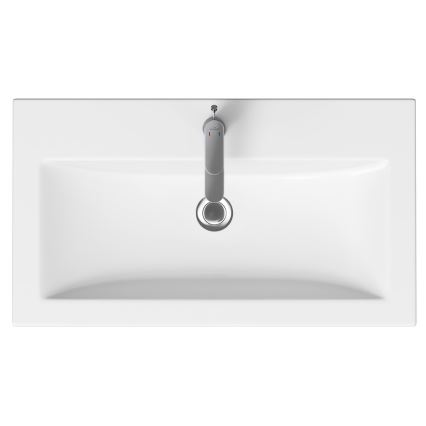 Cersanit K32-004-BOX - COMO basin for countertop/wall-hung installation 45x80 cm ceramic/glossy white