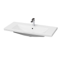 Cersanit K32-016-EX1 - COMO 45x100 cm Countertop/Wall-Mounted Washbasin, Ceramic, Gloss White