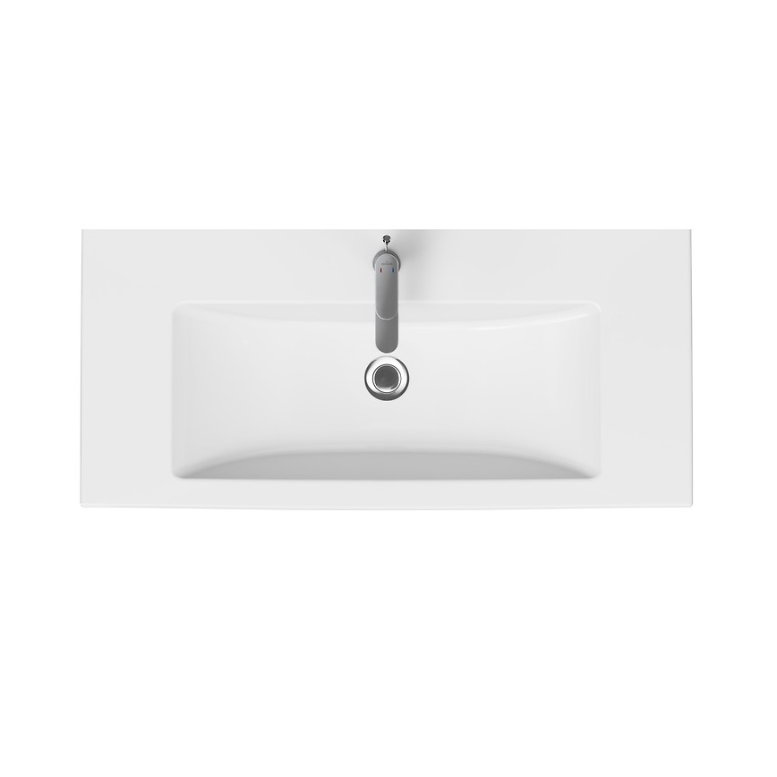 Cersanit K32-016-EX1 - COMO built-in washbasin 45 x 100 cm ceramic/glossy white