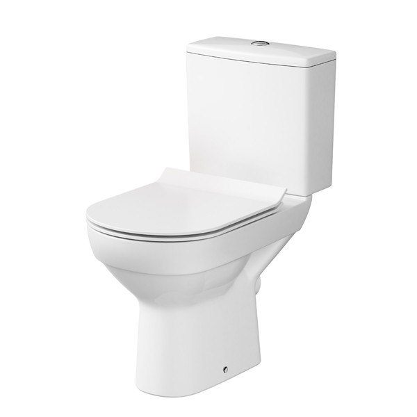 Cersanit K35-037 - Floor-standing toilet with a toilet seat CITY ceramics/white