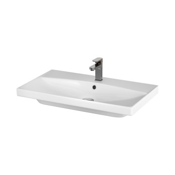 Cersanit K35-061 - Inset washbasin CITY 45,5x80,5 cm ceramic/glossy white