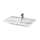 Cersanit K35-061 - Inset washbasin CITY 45,5x80,5 cm ceramic/glossy white