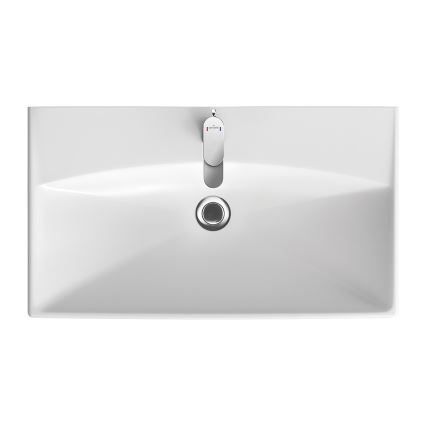 Cersanit K35-061 - Inset washbasin CITY 45,5x80,5 cm ceramic/glossy white