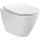 Cersanit K701-104 - Wall-hung toilet with toilet seat CITY OVAL ceramics/white