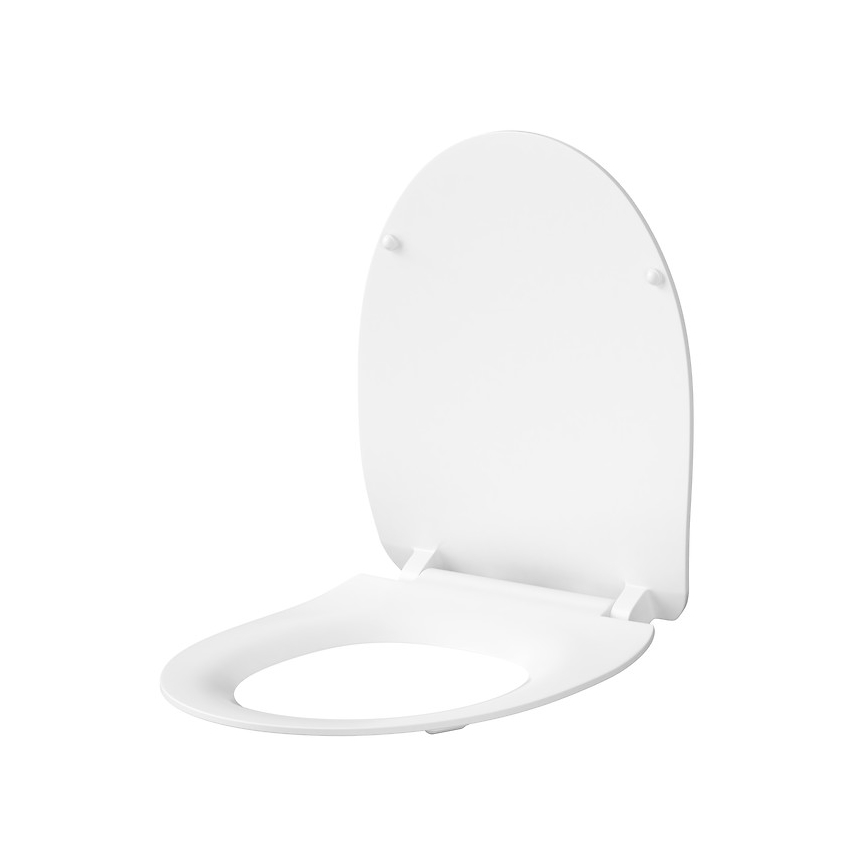 Cersanit K701-147 - Wall-hung toilet with toilet seat SAVIO ceramics/white