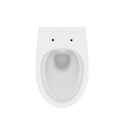 Cersanit K701-147 - Wall-hung toilet with toilet seat SAVIO ceramics/white