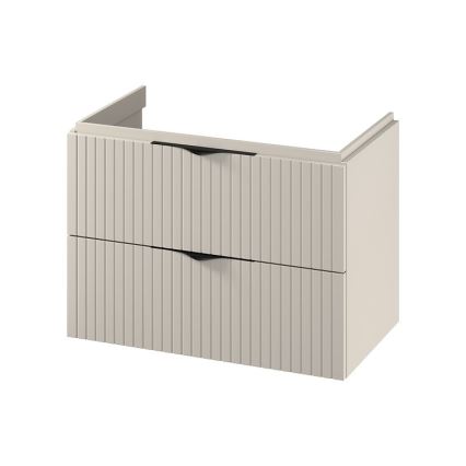 Cersanit S1015-003 - TIRSO Wall-mounted under-sink bathroom cabinet 80x55x45 cm beige