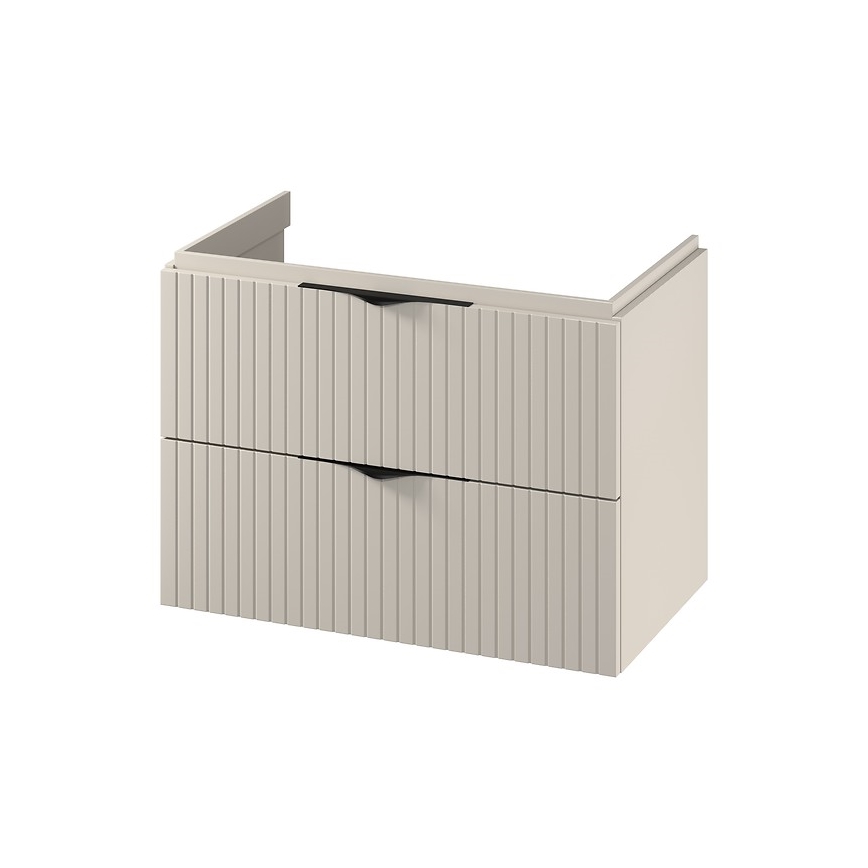 Cersanit S1015-003 - TIRSO Wall-mounted under-sink bathroom cabinet 80x55x45 cm beige