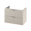 Cersanit S1015-003 - TIRSO Wall-mounted under-sink bathroom cabinet 80x55x45 cm beige