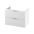 Cersanit S1015-004 - Wall-mounted under-sink bathroom cabinet TIRSO 80x55x45 cm white