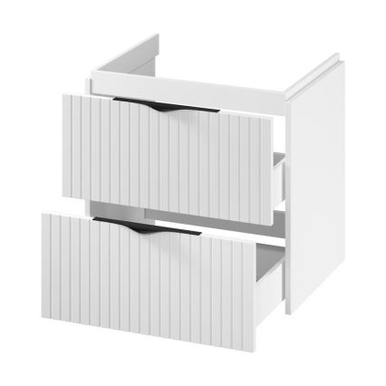 Cersanit S1015-007 - TIRSO 60x45 cm Wall-Mounted Vanity Unit for Washbasin, White