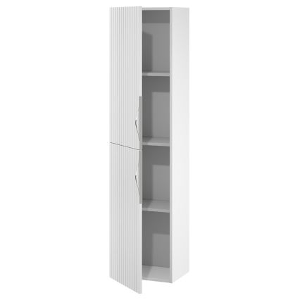 Cersanit S1015-010 - TIRSO Wall-Mounted Bathroom Cabinet 40x160x30 cm Matte White
