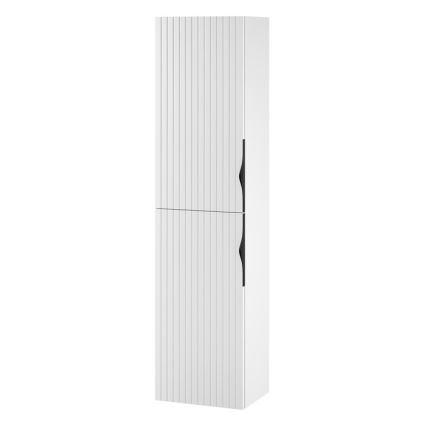 Cersanit S1015-010 - TIRSO Wall-Mounted Bathroom Cabinet 40x160x30 cm Matte White