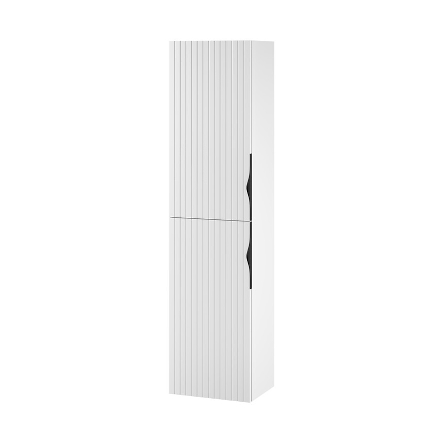 Cersanit S1015-010 - TIRSO Wall-Mounted Bathroom Cabinet 40x160x30 cm Matte White