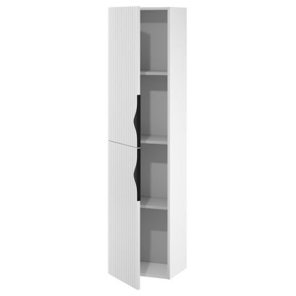 Cersanit S1015-010 - TIRSO Wall-Mounted Bathroom Cabinet 40x160x30 cm Matte White