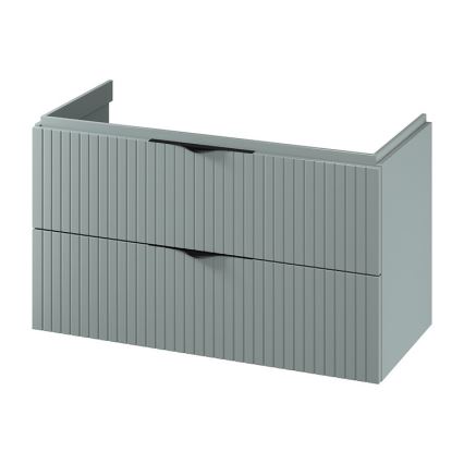 Cersanit S1015-012 - TIRSO Wall-mounted Under-sink Bathroom Cabinet 100x55x45 cm, Mint