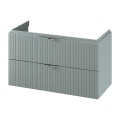 Cersanit S1015-012 - TIRSO Wall-mounted Under-sink Bathroom Cabinet 100x55x45 cm, Mint