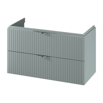 Cersanit S1015-012 - TIRSO Wall-mounted Under-sink Bathroom Cabinet 100x55x45 cm, Mint