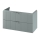 Cersanit S1015-012 - TIRSO Wall-mounted Under-sink Bathroom Cabinet 100x55x45 cm, Mint