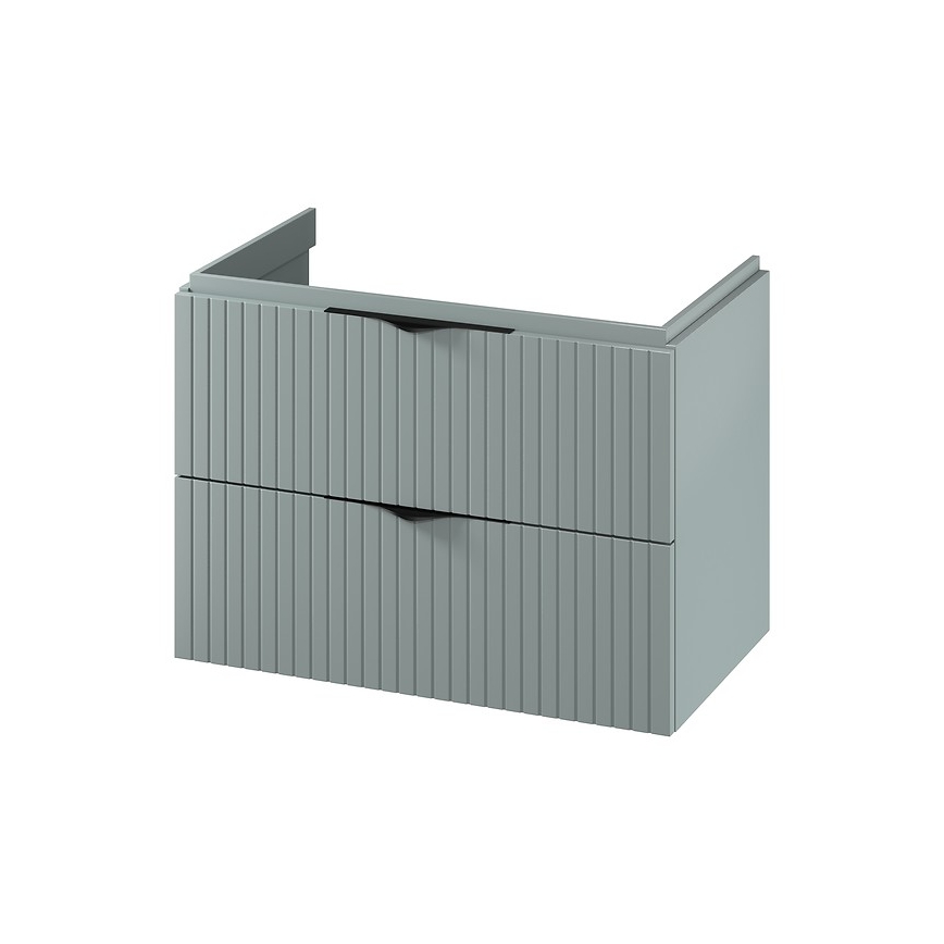 Cersanit S1017-001 - TIRSO Wall-Mounted Under-Sink Bathroom Cabinet 80x55x45 cm, Mint
