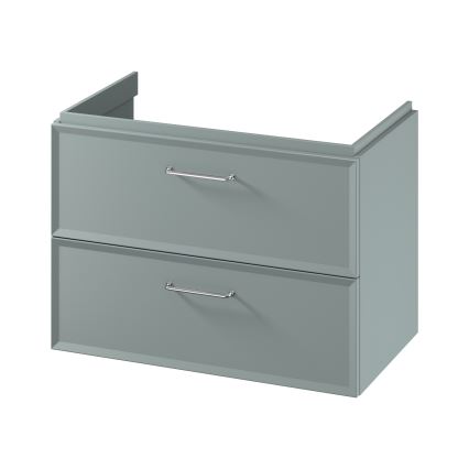 Cersanit S1017-004 - MILLE 80 x 45 cm Wall-Mounted Under-Sink Vanity Unit, Mint