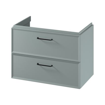 Cersanit S1017-004 - MILLE 80 x 45 cm Wall-Mounted Under-Sink Vanity Unit, Mint