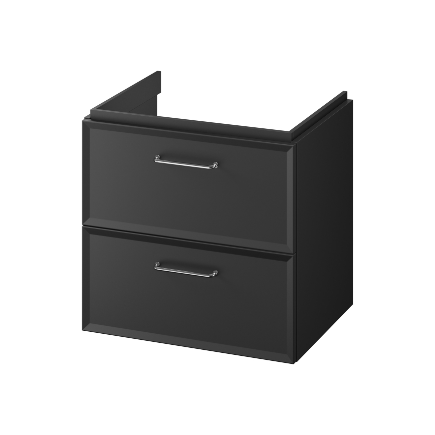 Cersanit S1021-002 - MILLE 60x45 cm Wall-mounted under-sink bathroom cabinet, Black