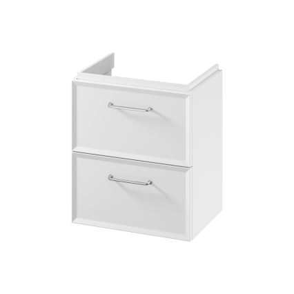 Cersanit S1021-005 - MILLE SLIM 50x35 cm wall-mounted under-sink bathroom cabinet white