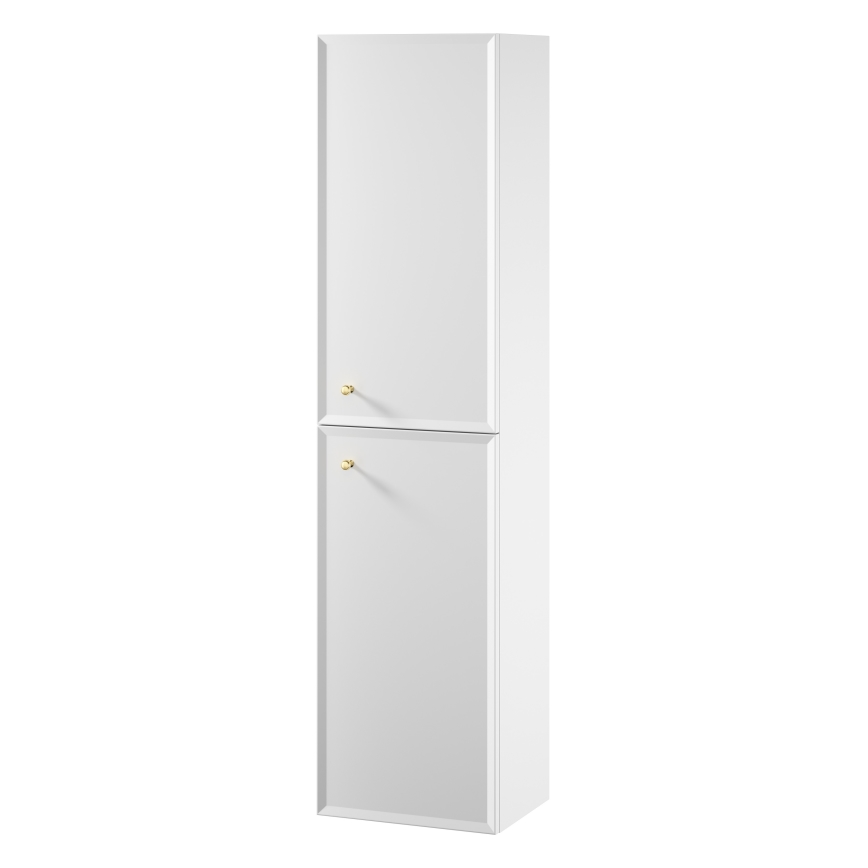 Cersanit S1021-010 - MILLE Wall-mounted Bathroom Cabinet 40x160x30 cm, Matte White