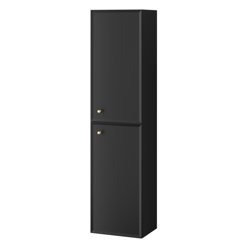 Cersanit S1021-011 - MILLE 160x40 cm Matte Black Wall-mounted Bathroom Cabinet