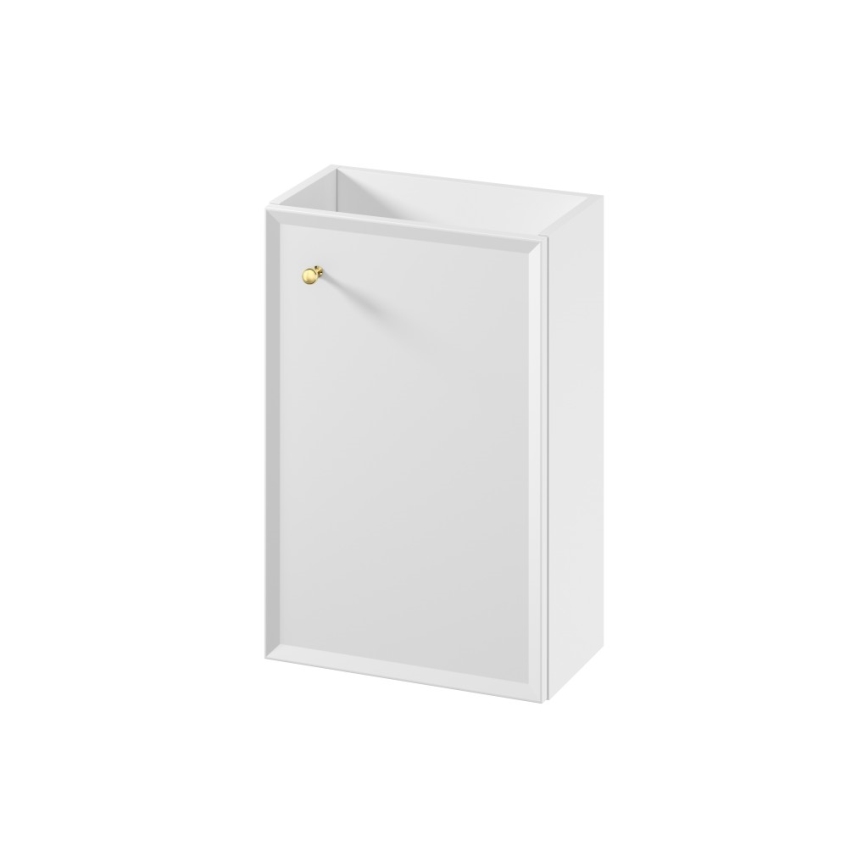 Cersanit S1022-002 - MILLE 40x22 cm White Wall-Mounted Under-Sink Bathroom Cabinet