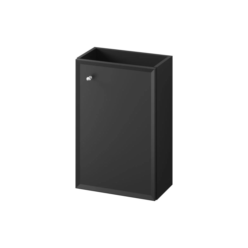 Cersanit S1022-003 - MILLE 40x22 cm Wall-Mounted Under-Sink Bathroom Cabinet, Black