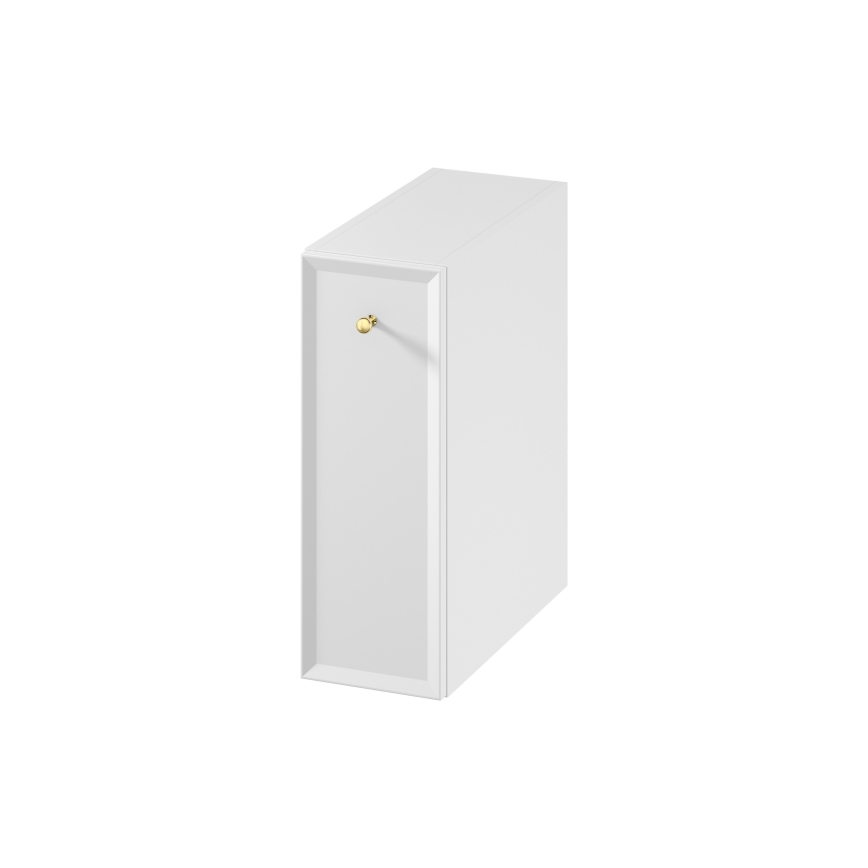 Cersanit S1022-006 - MILLE Wall-mounted Bathroom Cabinet 20x45 cm Matte White