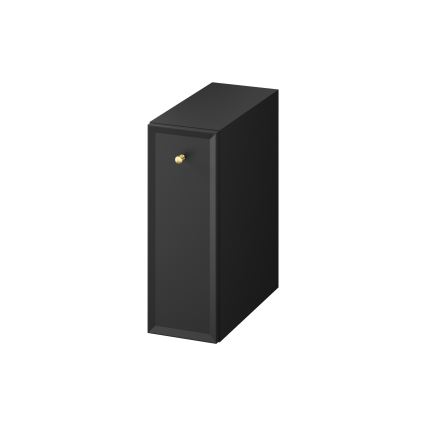 Cersanit S1022-007 - MILLE Wall-Mounted Bathroom Cabinet 20x45 cm, Matte Black