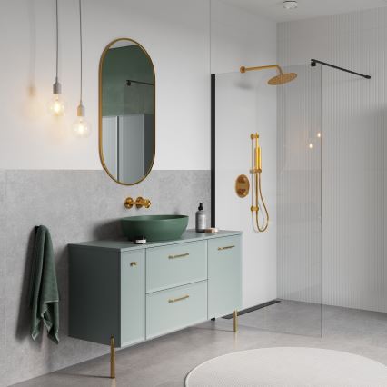 Cersanit S1022-008 - MILLE 20x45 cm Wall-mounted Bathroom Cabinet, Mint