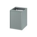Cersanit S1022-010 - Wall-mounted bathroom cabinet with laundry hamper MILLE 40x55x45 cm mint