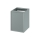 Cersanit S1022-010 - Wall-mounted bathroom cabinet with laundry hamper MILLE 40x55x45 cm mint