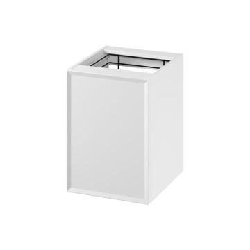 Cersanit S1022-011 - MILLE wall-mounted bathroom cabinet with laundry hamper 40x45 cm white