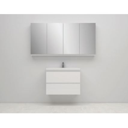 Cersanit S590-030 - Mirror bathroom cabinet MEDDIE 80x40 cm