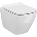 Cersanit S701-405 - CITY SQUARE wall-hung toilet with seat, ceramic/white