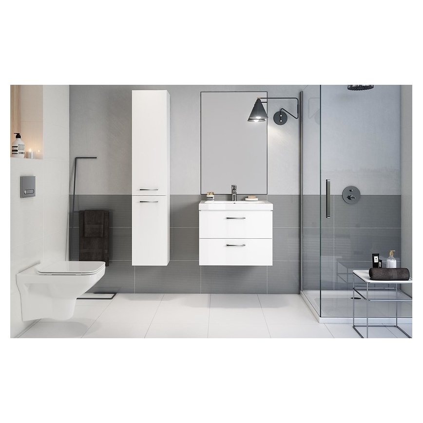 Cersanit S801-142-DSM - Hanging bathroom cabinet with a basin ELODY PLUS 46x60 cm white